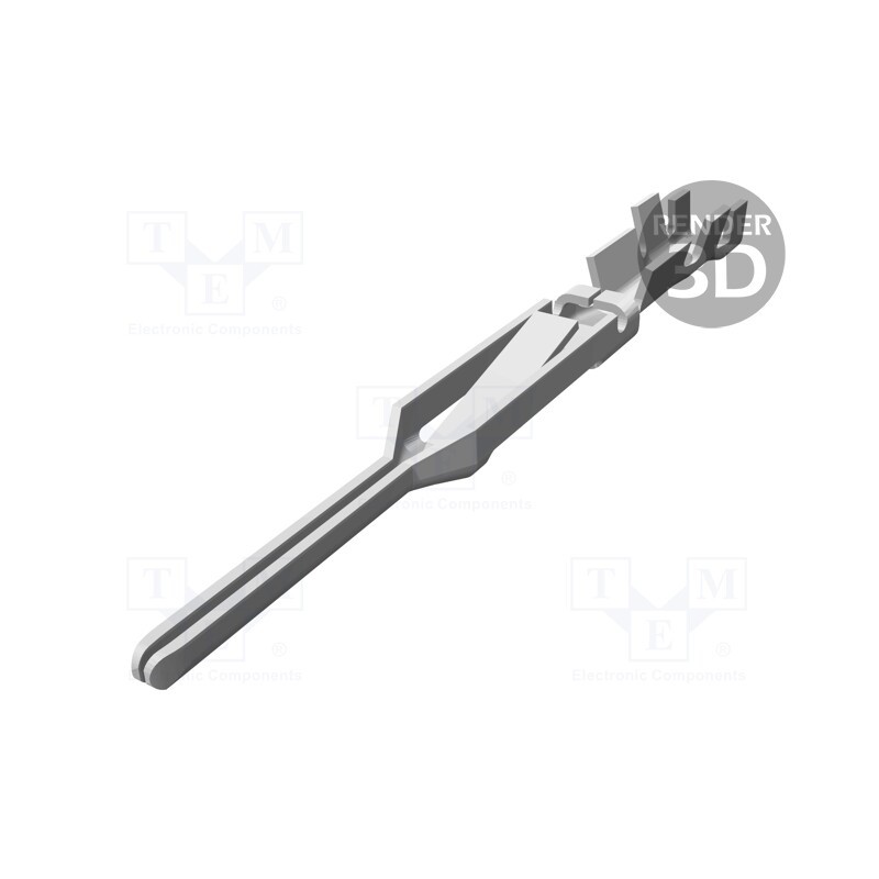 10 pcs x TE Connectivity - 86561-6 - Contact, male, gold flash, 0.12÷0.4mm2, 26AWG÷22AWG, crimped