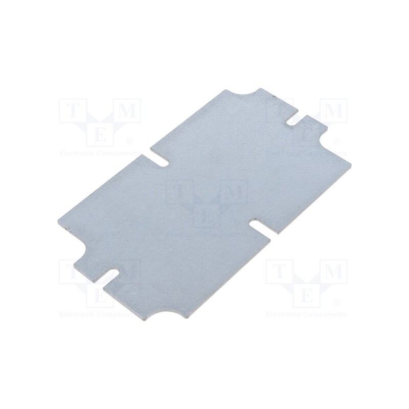 1 pcs x KRADEX - ZMB125.75 - Mounting plate, steel, W: 64.1mm, L: 114.1mm, Thk: 1.5mm, ZP1257537