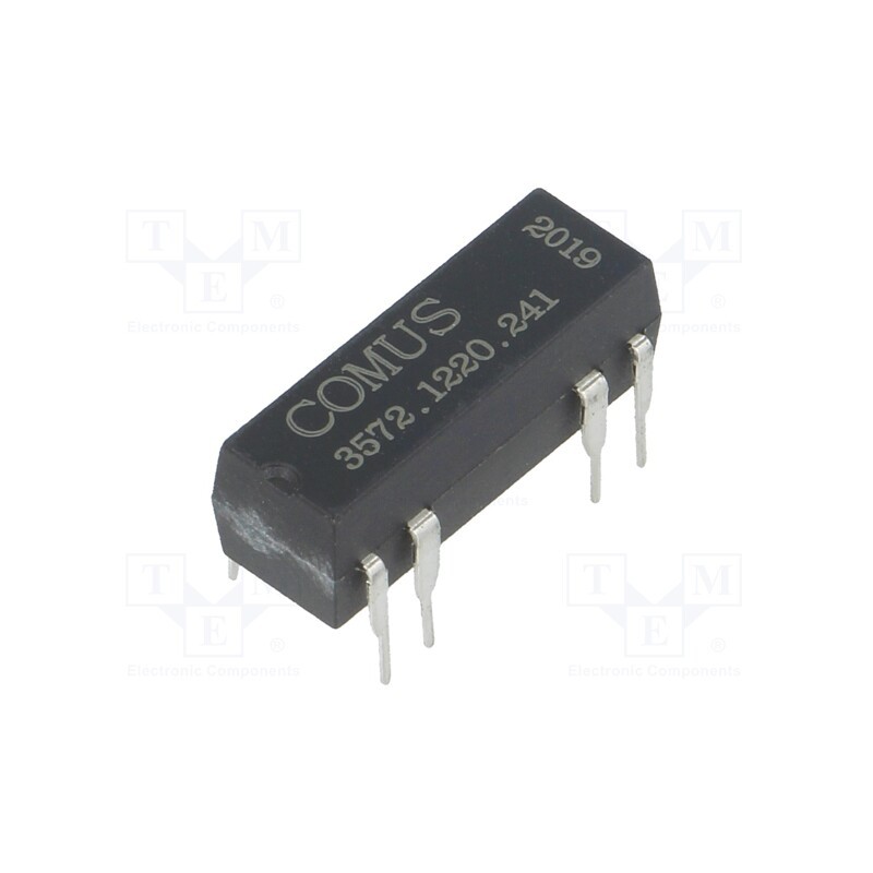1 pcs x COMUS - 3572.1220.241 - Relay: reed switch, DPST-NO, Ucoil: 24VDC, 500mA, max.150VDC, 10W