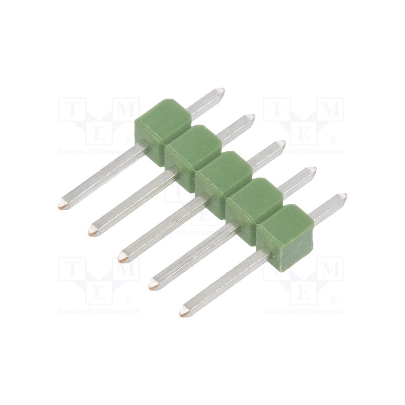 10 pcs x TE Connectivity - 826926-5 - Pin header, pin strips, AMPMODU MOD II, male, PIN: 5, straight