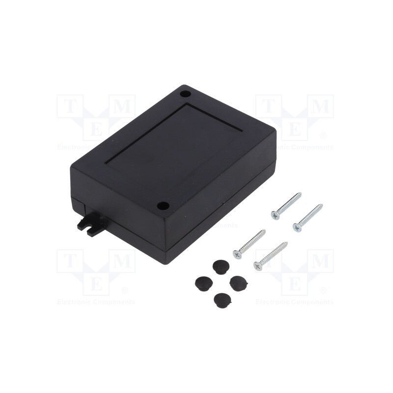 1 pcs x MASZCZYK - KM-65 BK - Enclosure: multipurpose, X: 64mm, Y: 91mm, Z: 31mm, with fixing lugs