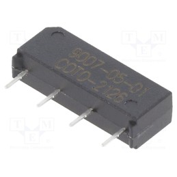 1 pcs x COTO TECHNOLOGY - 01/05/9007 - Relay: reed switch, SPST-NO, Ucoil: 5VDC, 1A, max.100VDC, 10W, THT