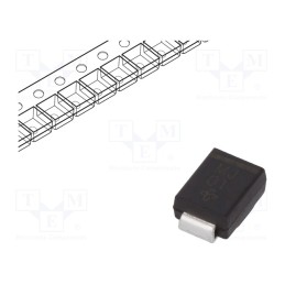 5 pcs x VISHAY - MURS160-E3/52T - Diode: rectifying, SMD, 600V, 1A, 75ns, SMB, Ufmax: 1.05V, Ifsm: 35A