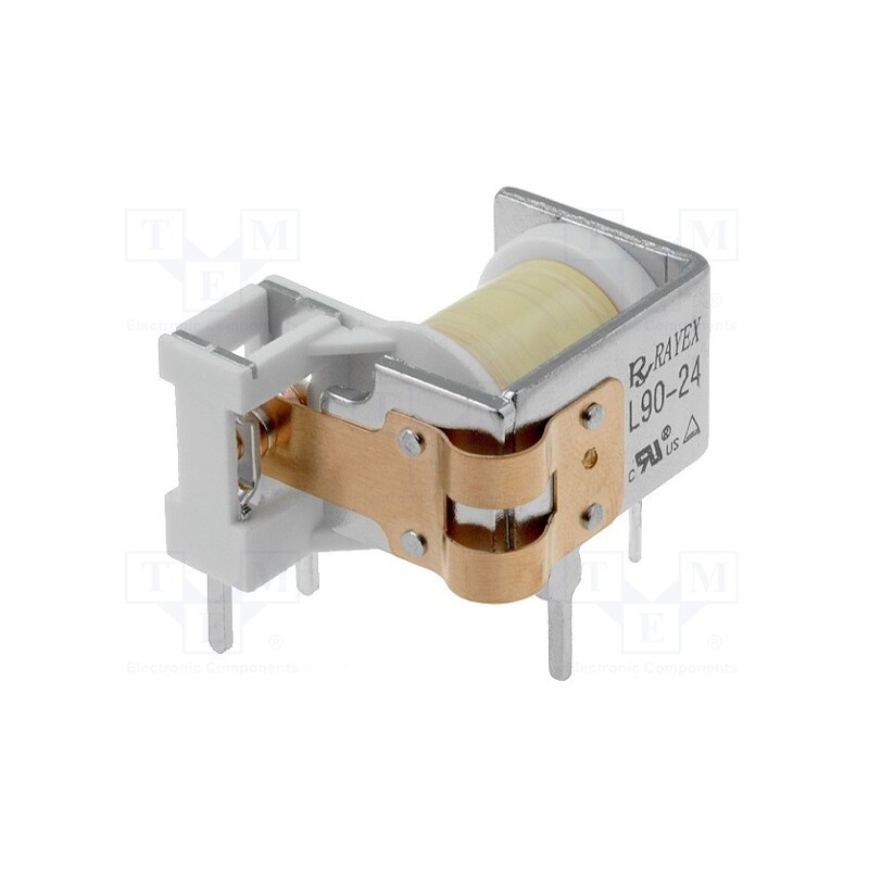 1 pcs x Recoy/RAYEX ELECTRONICS - L90-24 - Relay: electromagnetic, SPDT, Ucoil: 24VDC, 30A, Series: L90, PCB