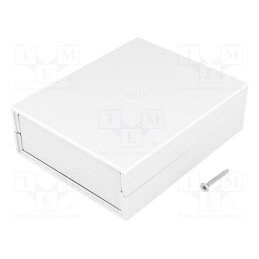 1 pcs x MASZCZYK - KM-35 GY - Enclosure: with panel, X: 91mm, Y: 111mm, Z: 35mm, ABS, grey