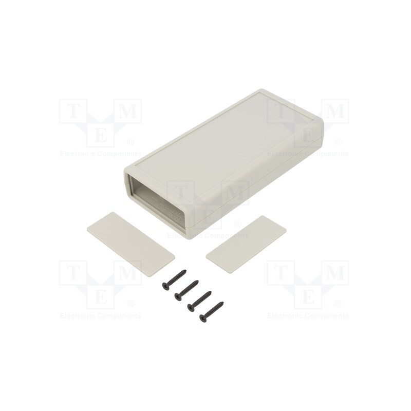 1 pcs x GAINTA - G539G-2$ - Enclosure: with panel, X: 66.5mm, Y: 140mm, Z: 28mm, ABS, light grey