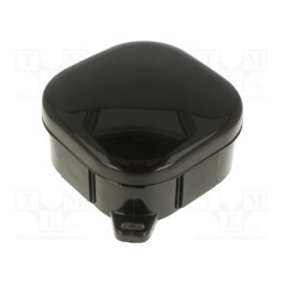 1 pcs x PAWBOL - A.0020C - Enclosure: junction box, X: 92mm, Y: 92mm, Z: 44mm, IP54, black