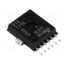 1 pcs x INFINEON TECHNOLOGIES - BTS5215L - IC: power switch, high-side, 3.7A, Ch: 2, N-Channel, SMD, BSOP12