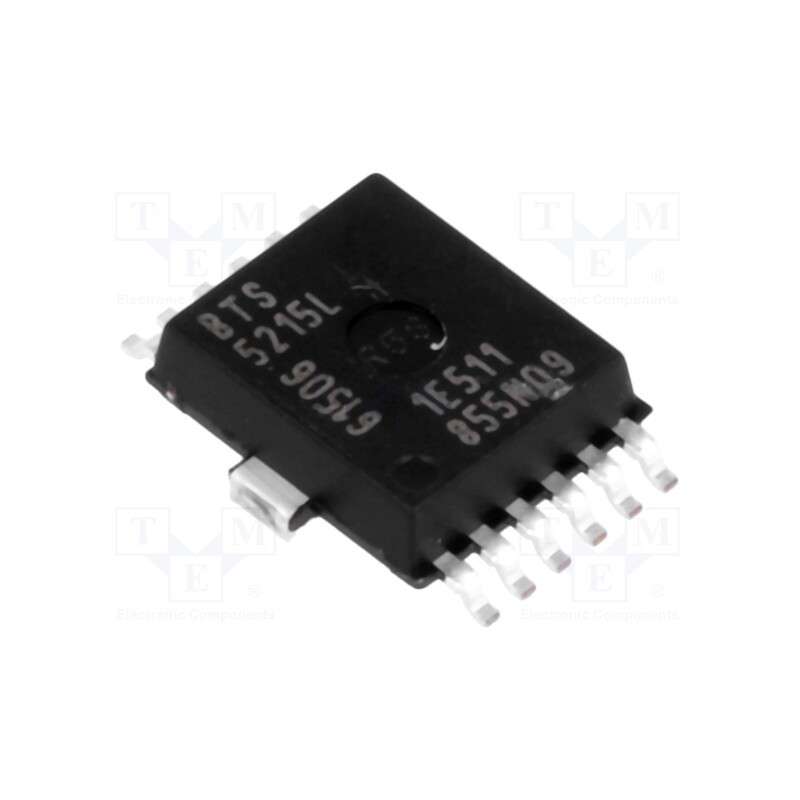 1 pcs x INFINEON TECHNOLOGIES - BTS5215L - IC: power switch, high-side, 3.7A, Ch: 2, N-Channel, SMD, BSOP12