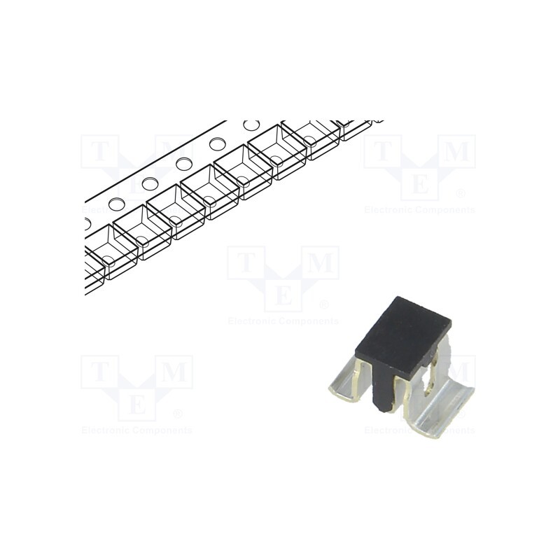 10 pcs x Amphenol Communications Solutions - 10127850-101TRLF - Punch down block, Connector: IDC transition, Griplet®, ways: 1