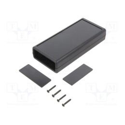 1 pcs x GAINTA - G539B-2$ - Enclosure: with panel, X: 66.5mm, Y: 140mm, Z: 28mm, ABS, black