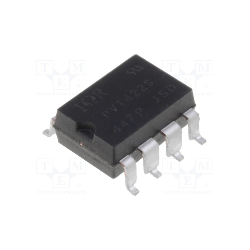 1 pcs x INFINEON TECHNOLOGIES - PVT422SPBF - Relay: solid state, DPST-NO, Icntrl: 2÷25mA, 350mA, 0÷400VAC, 35Ω