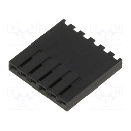 10 pcs x MOLEX - 50579006 - Plug, wire-wire/PCB, female, SL, 2.54mm, PIN: 6, w/o contacts