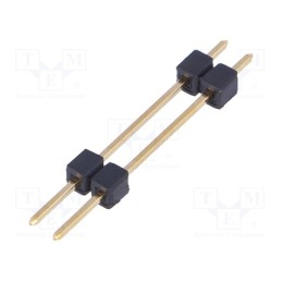 10 pcs x FISCHER ELEKTRONIK - SL 5 172 2G - Pin header, pin strips, male, PIN: 2, straight, 2.54mm, THT, 1x2