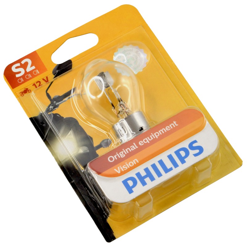Bulb 12v s2 35 35w ba20d philips 30 quad atv