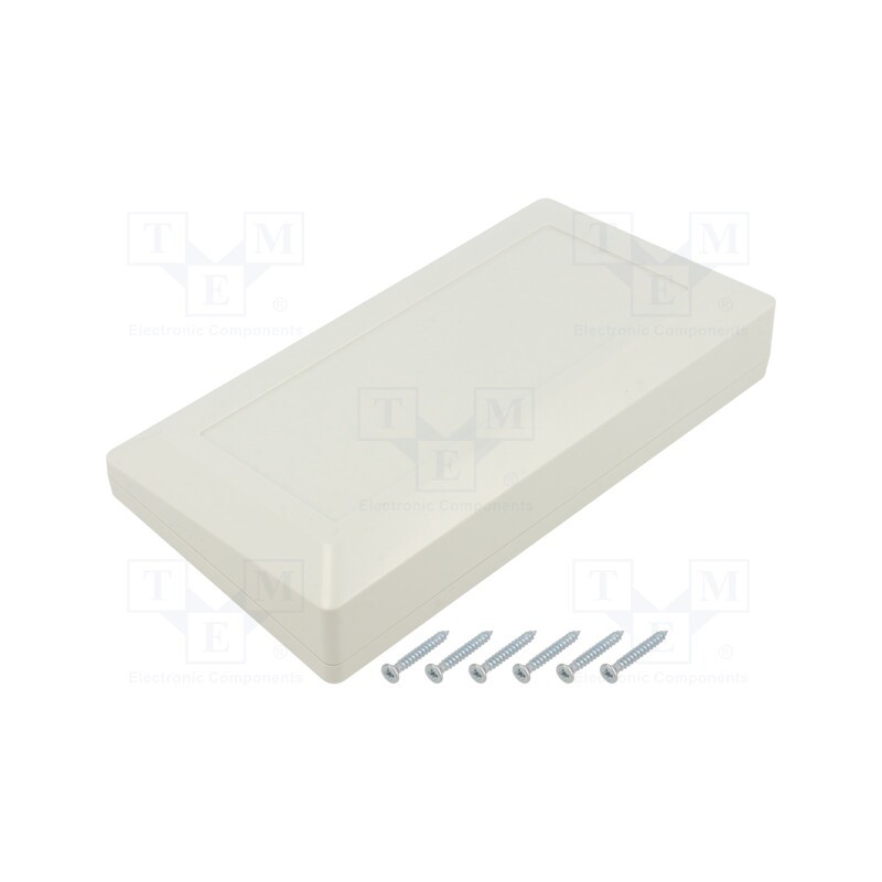 1 pcs x KRADEX - Z133JH ABS - Enclosure: desktop, X: 180mm, Y: 100mm, Z: 41.5mm, ABS, light grey