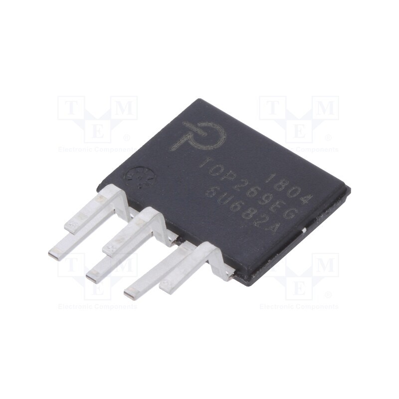 1 pcs x POWER INTEGRATIONS - TOP269EG - IC: PMIC, AC/DC switcher,SMPS controller, 59.4÷145kHz, eSIP-7C