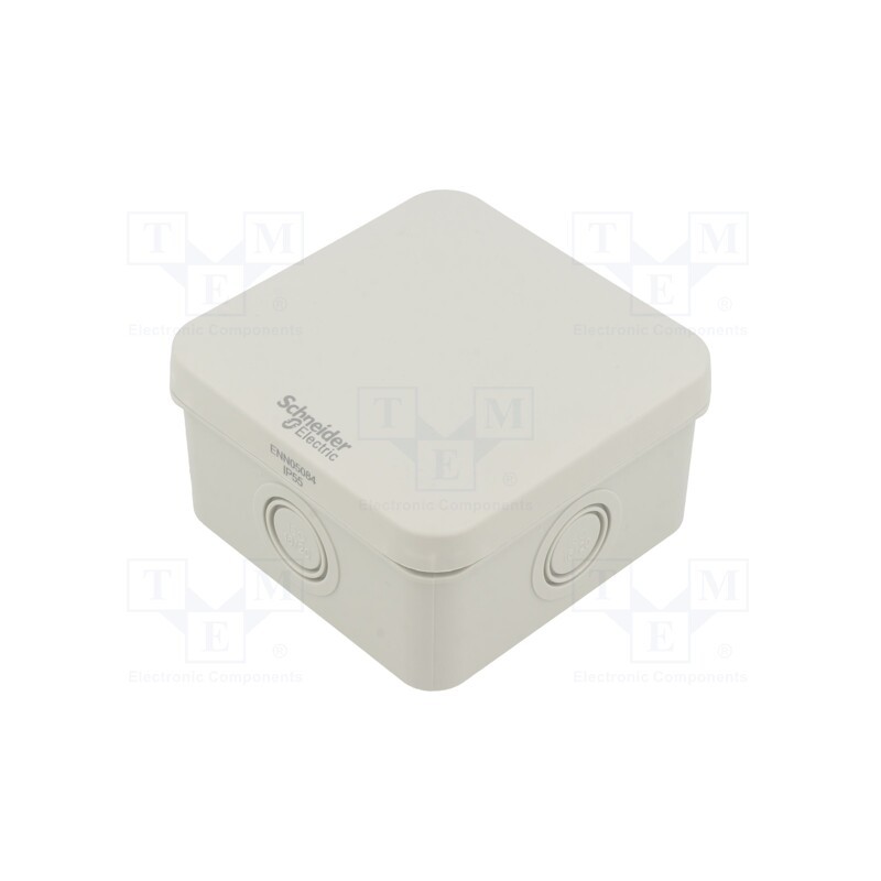 1 pcs x SCHNEIDER ELECTRIC - ENN05084 - Enclosure: junction box, X: 89mm, Y: 89mm, Z: 51mm, wall mount, IP55