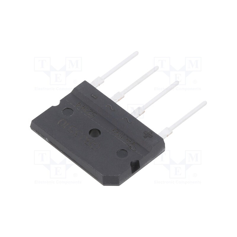 1 pcs x SIRECTIFIER - GBJ3510 - Bridge rectifier: single-phase, Urmax: 100V, If: 35A, Ifsm: 420A
