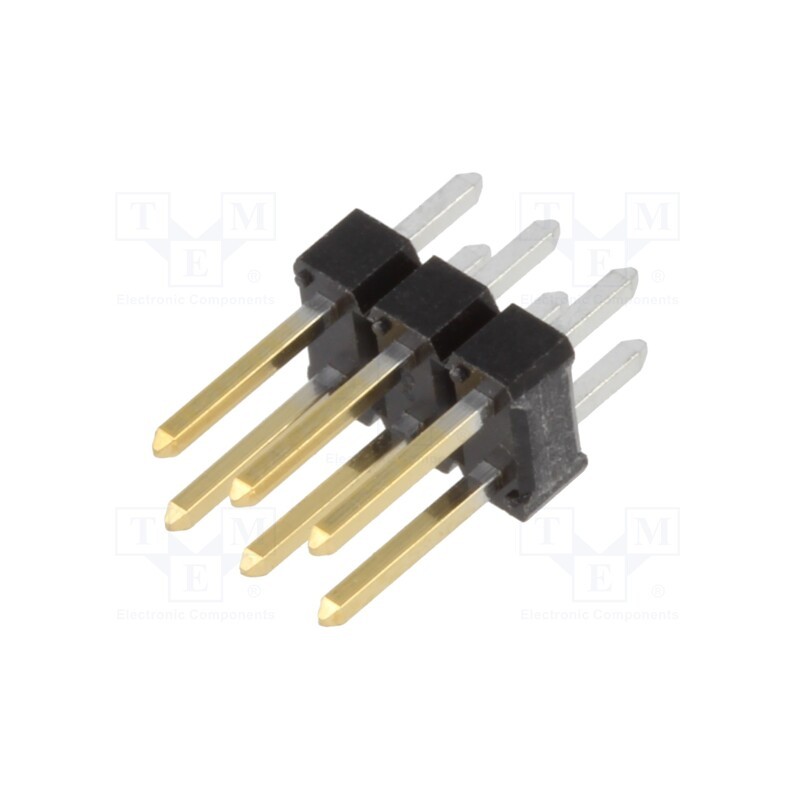 10 pcs x Amphenol Communications Solutions - 67997-206HLF - Pin header, pin strips, male, BERGSTIK II, 2.54mm, PIN: 6, THT, FCI