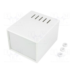 1 pcs x KRADEX - Z3AWJ - Enclosure: with panel, vented, X: 90mm, Y: 110mm, Z: 68mm, grey