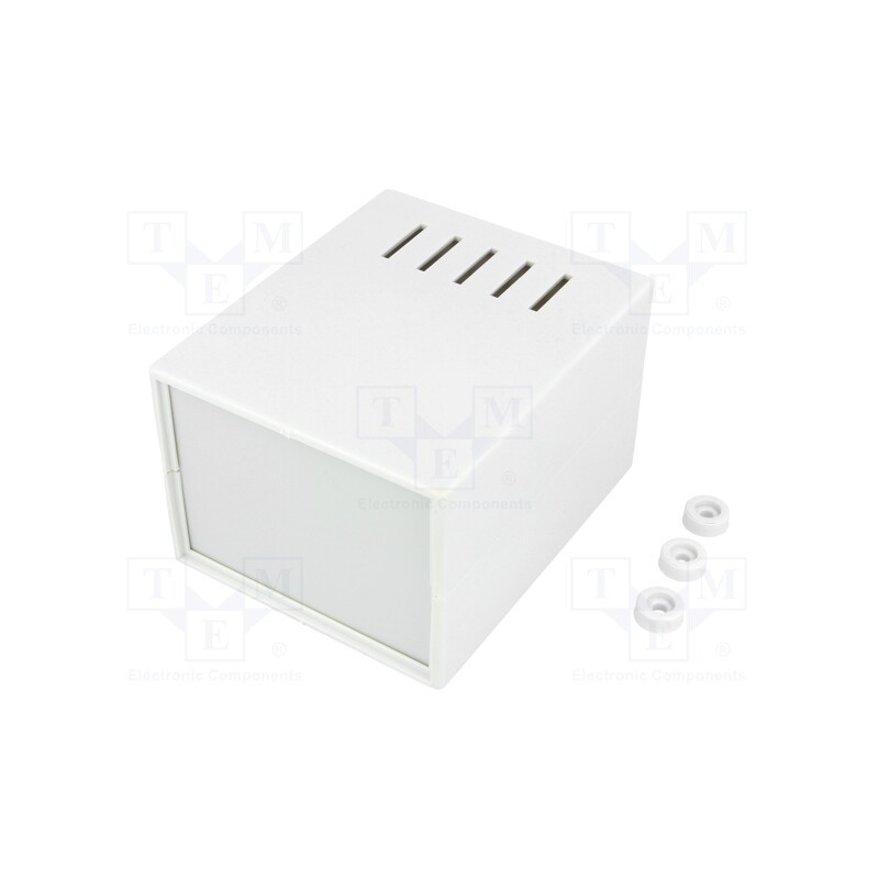 1 pcs x KRADEX - Z3AWJ - Enclosure: with panel, vented, X: 90mm, Y: 110mm, Z: 68mm, grey