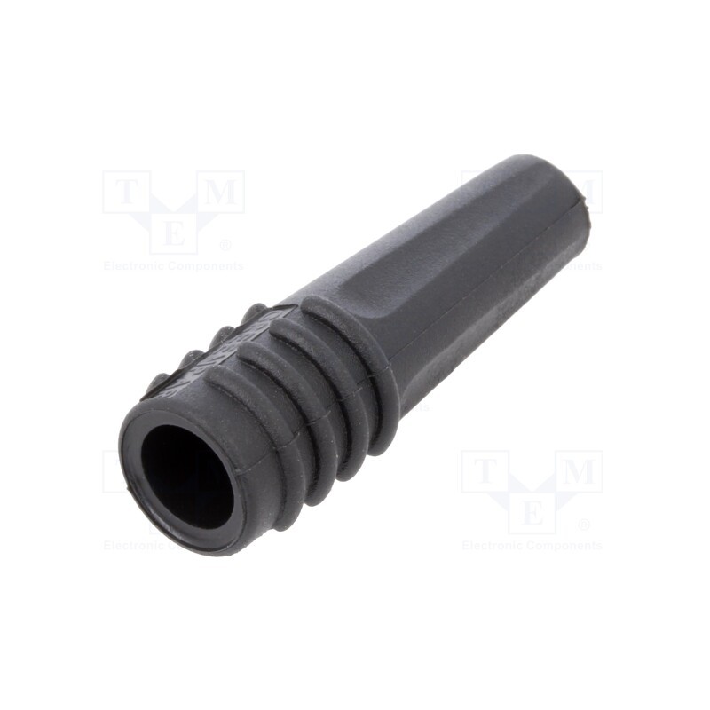 10 pcs x TE Connectivity - 5-1478996-6 - Strain relief, RG142,RG223,RG400,RG59,RG62, black, Øin: 4.9mm
