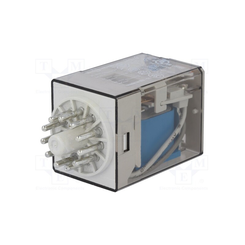 1 pcs x FINDER - 60.13.9.012.0040 - Relay: electromagnetic, 3PDT, Ucoil: 12VDC, Icontacts max: 10A