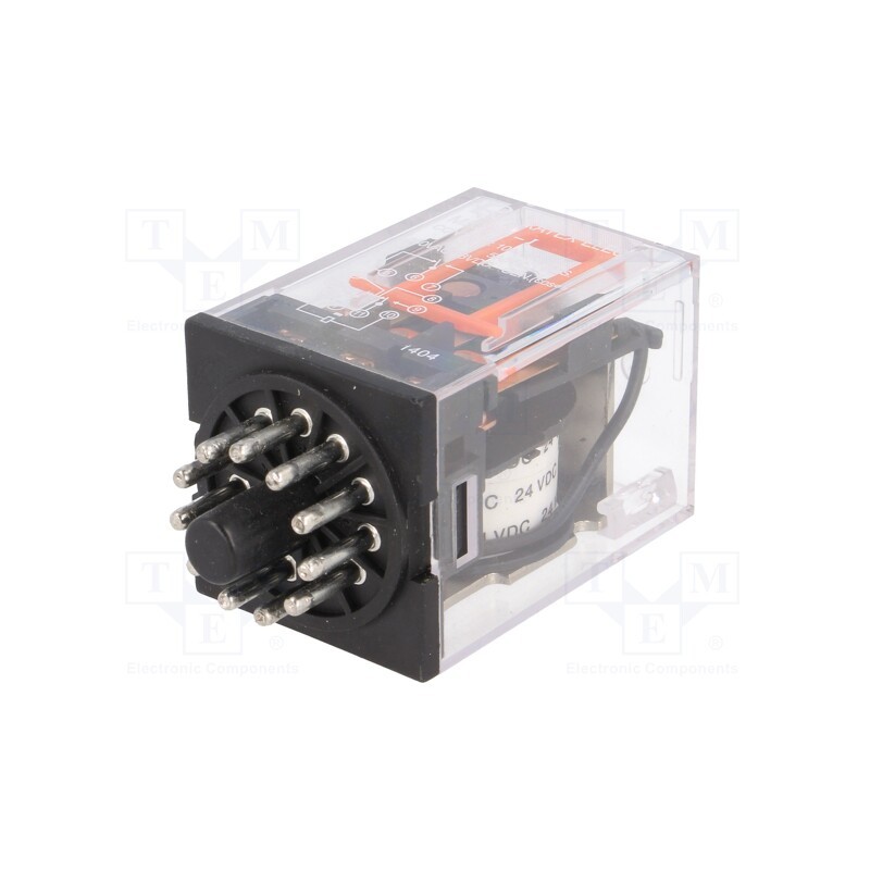 1 pcs x Recoy/RAYEX ELECTRONICS - MK3P5-I 24VDC - Relay: electromagnetic, 3PDT, 24VDC, Icontacts max: 10A, socket