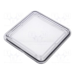 1 pcs x ROZTOCZE - 4.423.001 - Inspection windows, polycarbonate, 117.5x117.5x9mm