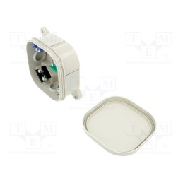 1 pcs x PAWBOL - A.0020 - Enclosure: junction box, X: 92mm, Y: 92mm, Z: 44mm, wall mount, ABS