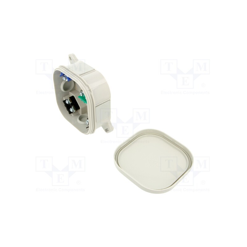 1 pcs x PAWBOL - A.0020 - Enclosure: junction box, X: 92mm, Y: 92mm, Z: 44mm, wall mount, ABS