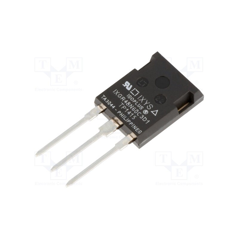 1 pcs x IXYS - IXGR48N60C3D1 - Transistor: IGBT, GenX3™, 600V, 26A, 125W, ISOPLUS247™
