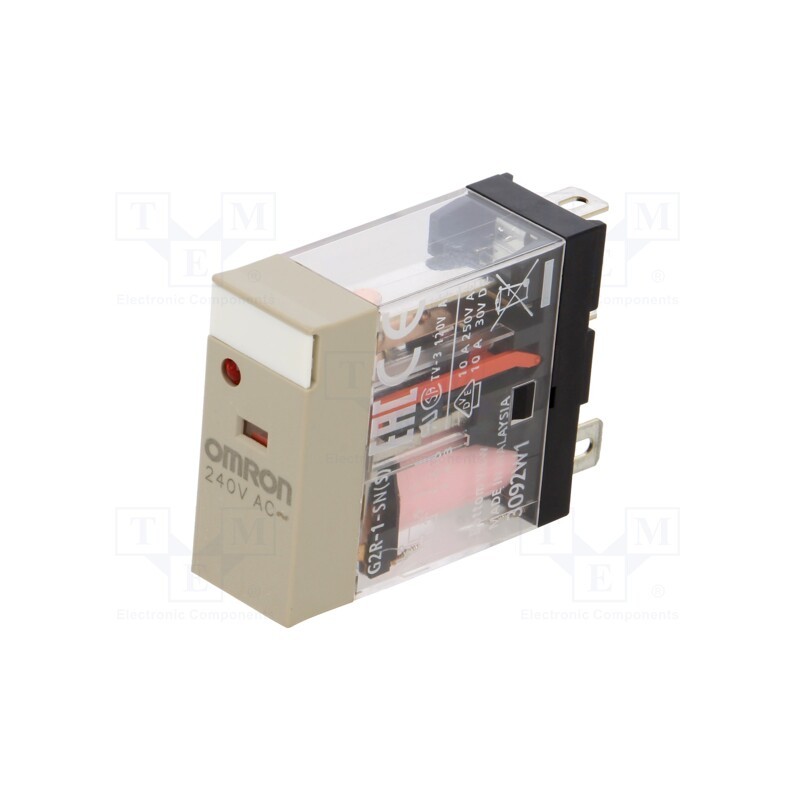 1 pcs x OMRON - G2R-1-SN 240VAC (S) - Relay: electromagnetic, SPDT, Ucoil: 240VAC, Icontacts max: 10A
