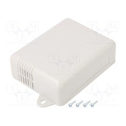 1 pcs x MASZCZYK - KM-53A/G - Enclosure: multipurpose, X: 90mm, Y: 115mm, Z: 37mm, ABS, light grey