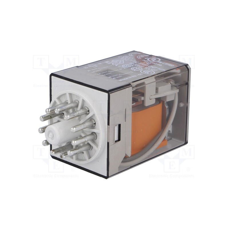 1 pcs x FINDER - 60.13.8.230.0040 - Relay: electromagnetic, 3PDT, Ucoil: 230VAC, Icontacts max: 10A