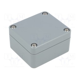 1 pcs x GAINTA - G302 - Enclosure: multipurpose, X: 58mm, Y: 64mm, Z: 35mm, ABS, dark grey