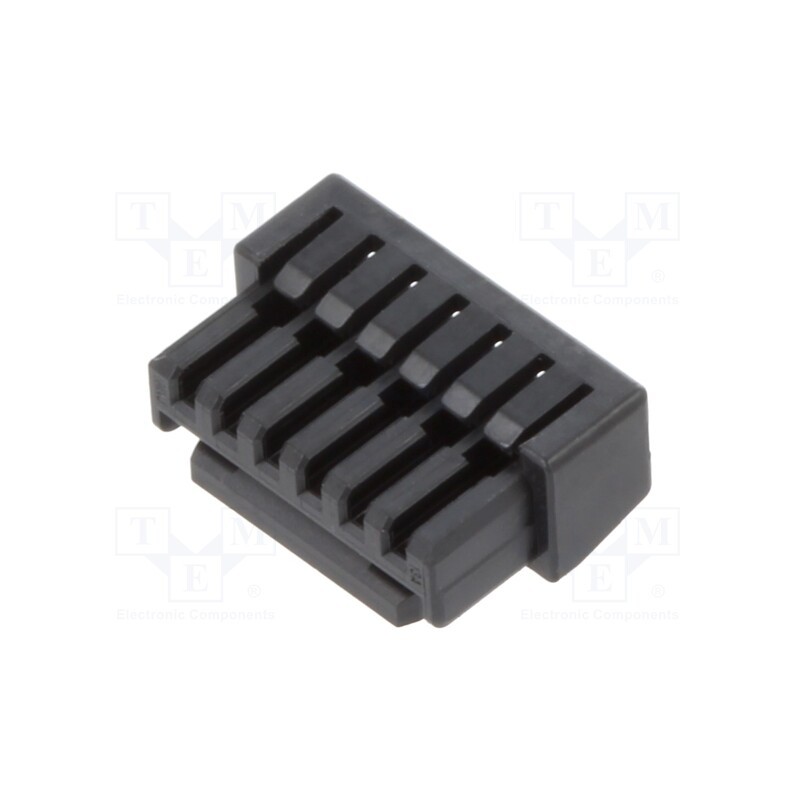 10 pcs x MOLEX - 5055650601 - 1.25WTB SINGLE REC HSG 6CKT BLACK