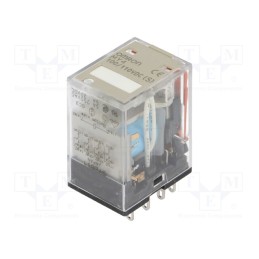 1 pcs x OMRON - MY4 100/110VDC (S) - Relay: electromagnetic, 4PDT, Ucoil: 110VDC, Icontacts max: 5A