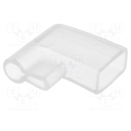 10 pcs x ERGOM - E10KN-01070400201 - Terminals cover, angled 90°, for push-on 6.3mm connectors, PVC