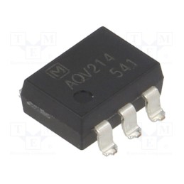 1 pcs x PANASONIC - AQV214A - Relay: solid state, Icntrl max: 3mA, 120mA, max.400VAC, max.400VDC