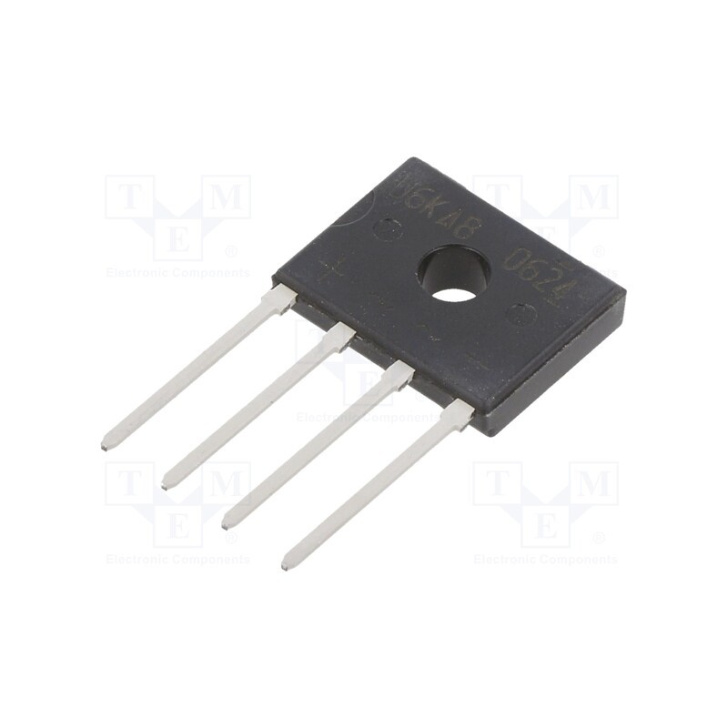 3 pcs x SHINDENGEN - UD6KBA80-7000 - Bridge rectifier: single-phase, Urmax: 800V, If: 6A, Ifsm: 220A