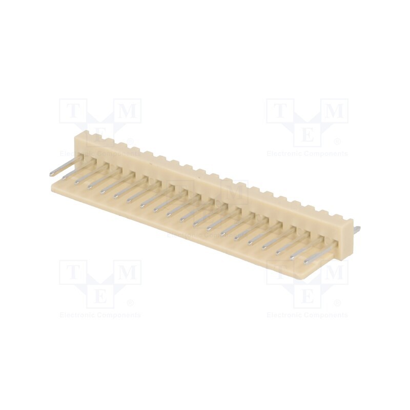 10 pcs x NINIGI - NS25-W20P - Socket, wire-board, male, NS25, 2.54mm, PIN: 20, THT, 250V, 3A, tinned