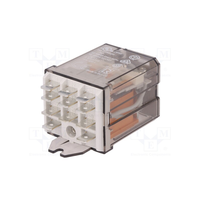 1 pcs x FINDER - 62.83.8.230.0000 - Relay: electromagnetic, 3PDT, Ucoil: 230VAC, Icontacts max: 16A