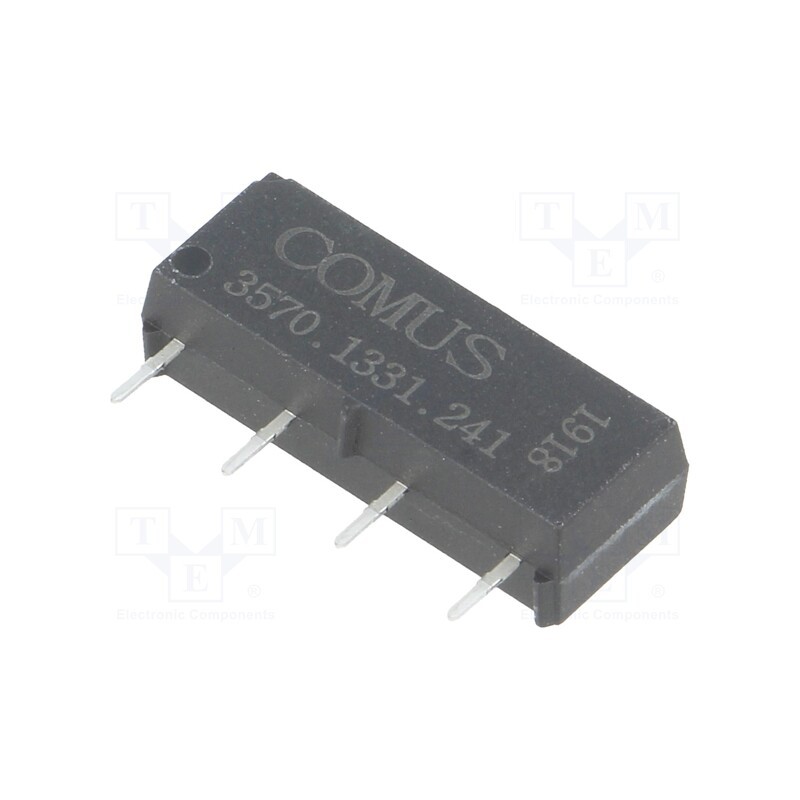 1 pcs x COMUS - 3570.1331.241 - Relay: reed switch, SPST-NO, Ucoil: 24VDC, 500mA, max.150VDC, 10W