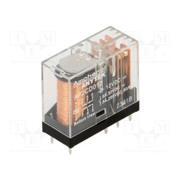 1 pcs x AMPHENOL ANYTEK - AP2CD01200G - Relay: electromagnetic power, DPDT, Ucoil: 12VDC, 5A, Series: AP