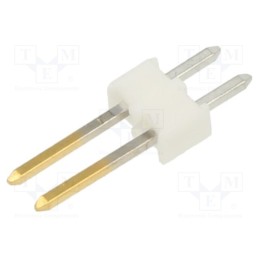 10 pcs x MOLEX - 22102021 - KK 100 Hdr Flat Vert 20 Au 2Ckt