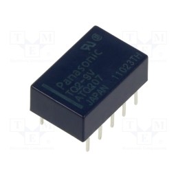 1 pcs x PANASONIC - TQ2-9V - Relay: electromagnetic, DPDT, Ucoil: 9VDC, Icontacts max: 2A, PCB