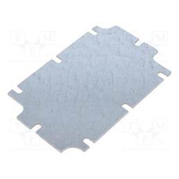 1 pcs x KRADEX - ZMB120.80 - Mounting plate, steel, W: 70.15mm, L: 110.15mm, Thk: 1.5mm