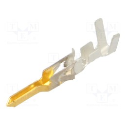 10 pcs x MOLEX - 39000220 - Contact, male, phosphor bronze, gold-plated, 24AWG÷18AWG, bulk